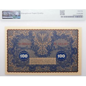 100 marek polskich 1919 - ID SERJA C - PIĘKNY