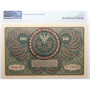 500 Polish marks, 1919 – Series I BD – BEAUTIFUL