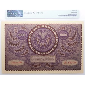 1000 marek polskich 1919 - I Serja DP - PIĘKNY