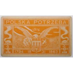 One POLON—for the Armed Struggle for Polish Independence (1914)