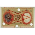 20 zlotych, 1919 – Series A.12 – No. 0298 – PROTOTYPE – one of 4 known