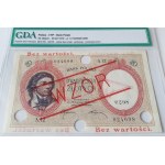 20 zlotych, 1919 – Series A.12 – No. 0298 – PROTOTYPE – one of 4 known
