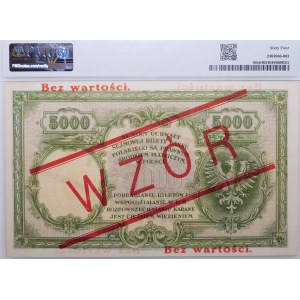 5,000 zlotys 1919 - DESIGN - raised print - BEAUTIFUL