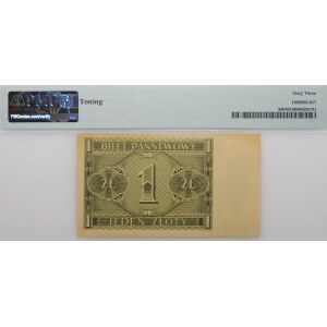 1 złoty 1938 - seria IB - papier kremowy