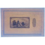 20 zloty 1939 - stampa ABNCo - prova di stampa del rovescio in colore blu scuro