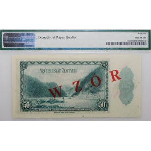 50 zlotys 1939 - impression ABNCo - MODÈLE - ex Lucow - MAGNIFIQUE