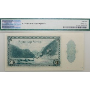 50 zlotých 1939 – tlač ABNCo – VZOR – KRÁSNY