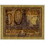 Gdańsk - 50 fenigów 1919 - fioletowy - PIĘKNY