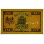 WMG - 10 guilders, 1924 - SPECIMEN - FRONT PROOF - BEAUTIFUL