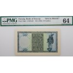 WMG - 10 guilders, 1924 - SPECIMEN - BACK PROOF - BEAUTIFUL