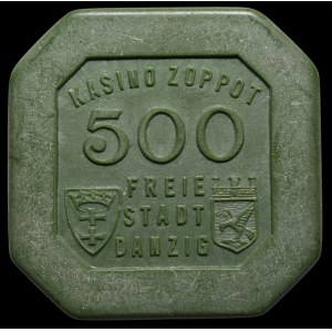 CASINO DE ZOPPOT (SOPOT) - jeton de 500 gulden - (après 1932)
