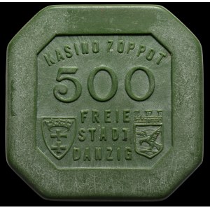 CASINO DE ZOPPOT (SOPOT) - jeton de 500 gulden - (après 1932)