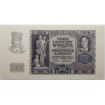 20 zlotys 1940 – série AB 0000000 – illustré dans la collection Lucow