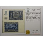 20 zlotys 1940 – série AB 0000000 – illustré dans la collection Lucow