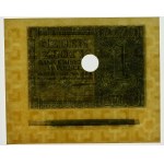 1 złoty 1941 - destrukt - szeroki margines z paserami drukarskimi