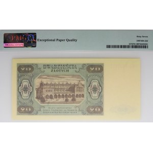 20 złotych 1948 - seria HW - PIĘKNY