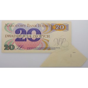20 Złoty 1982 – Serie D – DESTRUKT – der sogenannte „Schmetterling“