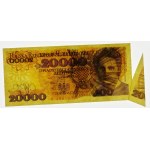 20,000 zlotys, 1989 – R series – DESTRUKT – the so-called “butterfly”
