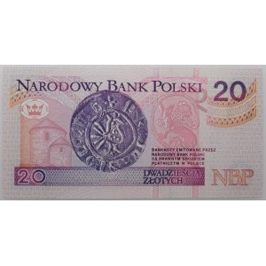 20 zlotych, 1994 – ZA series – replacement series