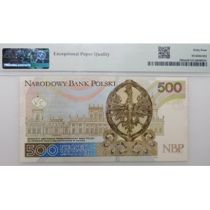 500 zlotych, 2016 – series AA 0000433 – low serial number – first series