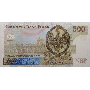 500 Złoty 2016 – Serie AA – erste Serie