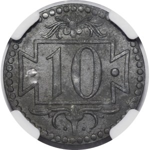 10 fenigov z roku 1920 – 57 perličiek