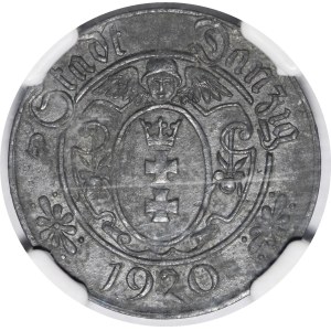 10 fenigov z roku 1920 – 57 perličiek
