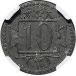 10 fenigov z roku 1920 – 57 perličiek