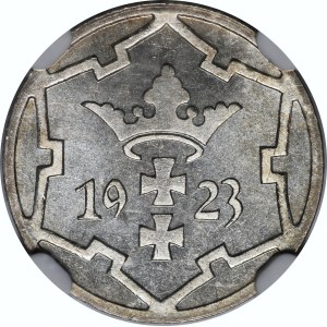 5 fenig del 1923 - SPECCHIATA