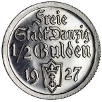 1/2 gulden, 1927 - MIRRORED