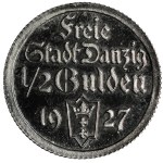 1/2 gulden, 1927 - MIRRORED