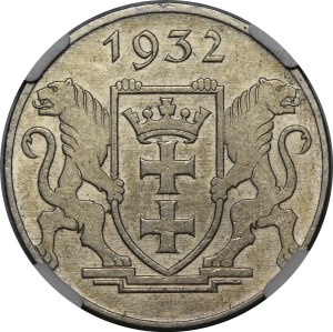 5 guldenów 1932 Kościół - obustronny ,,efekt ducha'' niespotykany