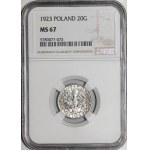 20 grošů, 1923
