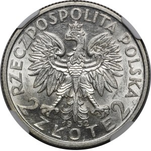 2 zlote Woman's Head 1932