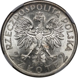 2 złoty Testa di donna 1933