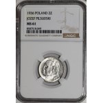 2 zloté Piłsudski 1936 – VELMI VZÁCNÉ