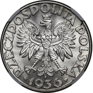 2 zloty Plachetnice 1936
