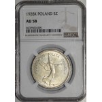 5 zloty Nike 1928 ZZM Varsavia - marchio rimosso