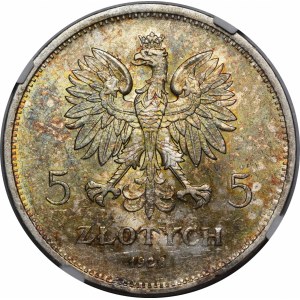 5 Złoty Nike 1928 ZZM Warschau