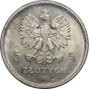 5 zlotých, prapor z roku 1930
