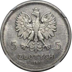 5 zlotych Sztandar 1930 - Deep-Engraved Stamp