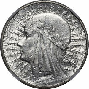 5 zlotych Woman's Head 1933
