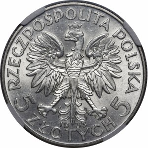 5 zlotych Woman's Head 1933