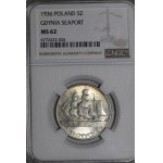 5 zlotych, Sailing Ship 1936