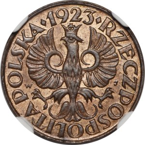 PRÓBA 1 grosz 1923 KN - BARDZO RZADKA