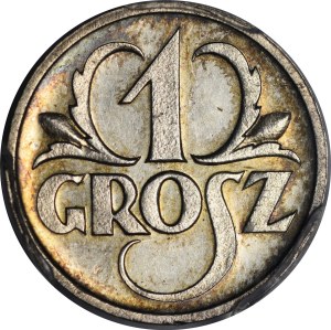 PRÓBA 1 grosz 1927 - SREBRO