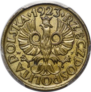 PRÓBA 5 groszy 1923 (12/IV StW 24) - MOSIĄDZ