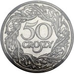 PRÓBA 50 groszy 1923 - LUSTRZANA