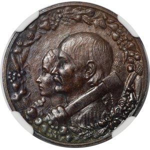 PRÓBA 10 złotych Robotnicy 1925 - BRĄZ