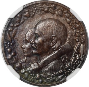 PRÓBA 10 złotych Robotnicy 1925 - BRĄZ